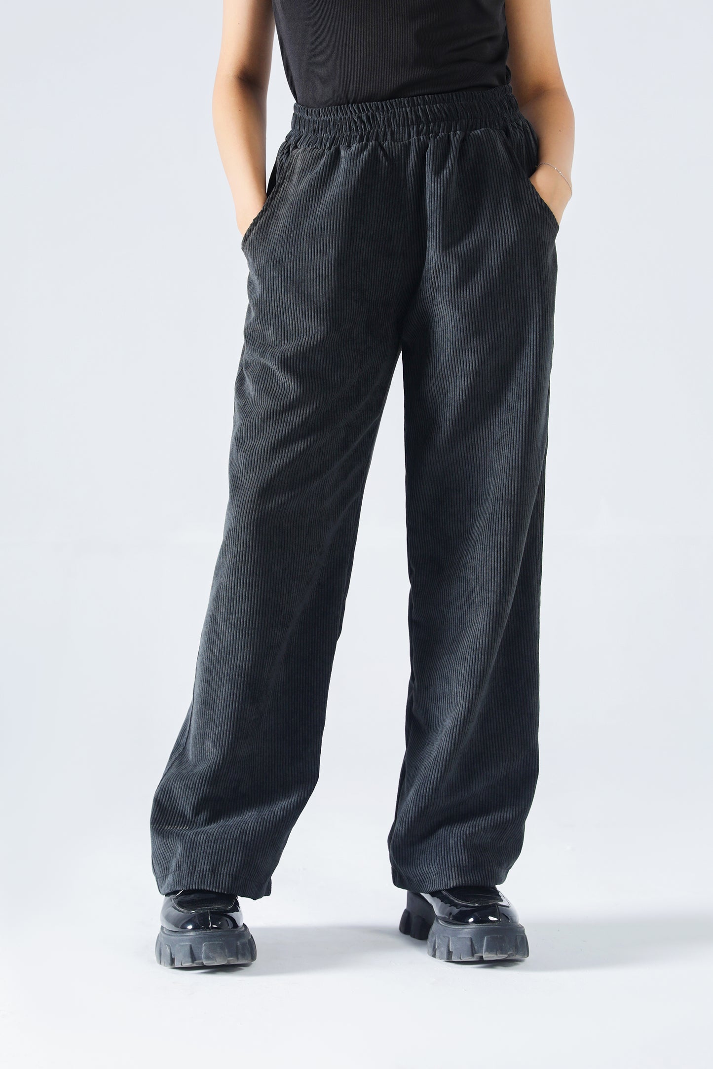Black Rouhi Heritage Pants