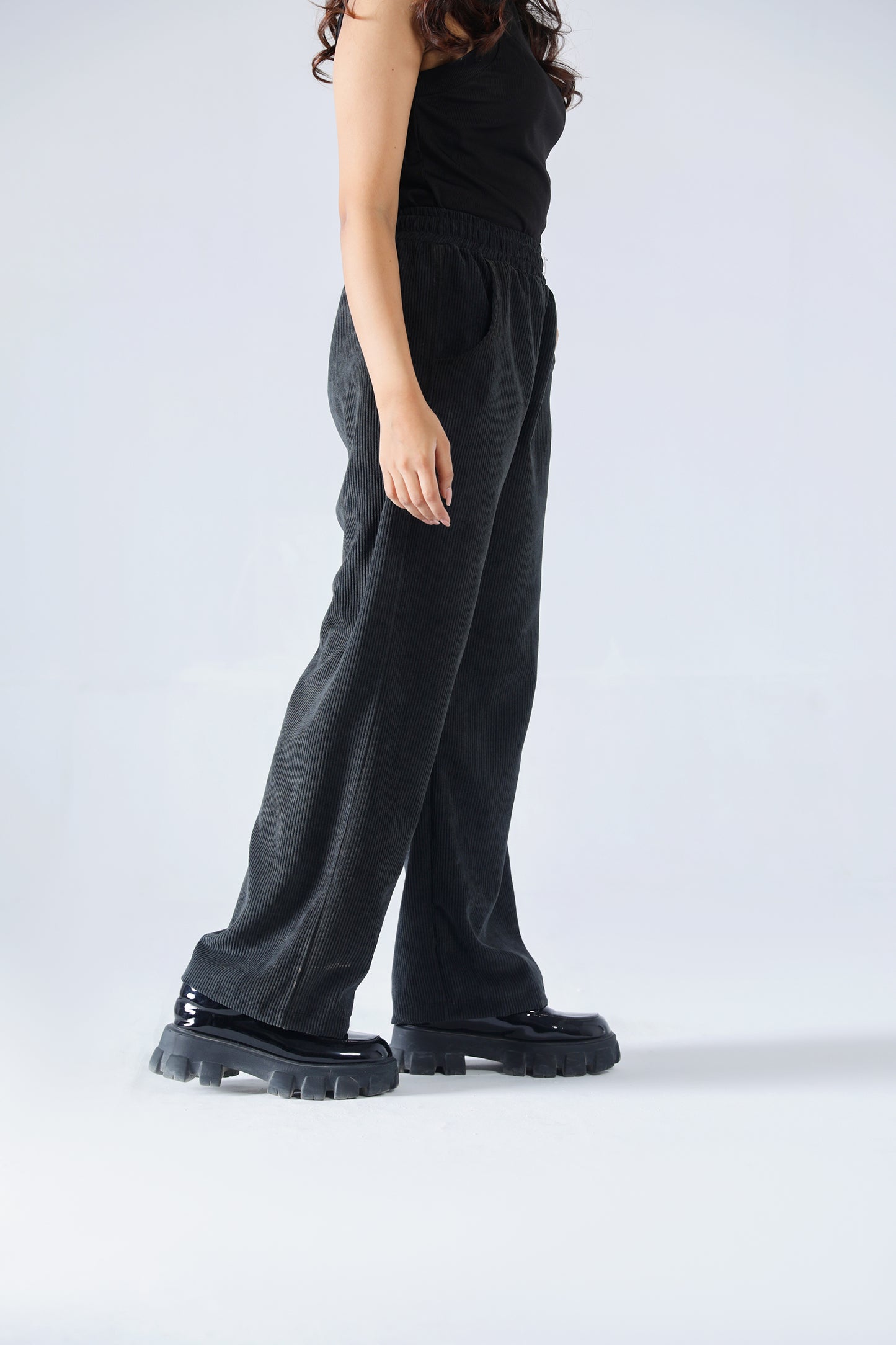 Black Rouhi Heritage Pants