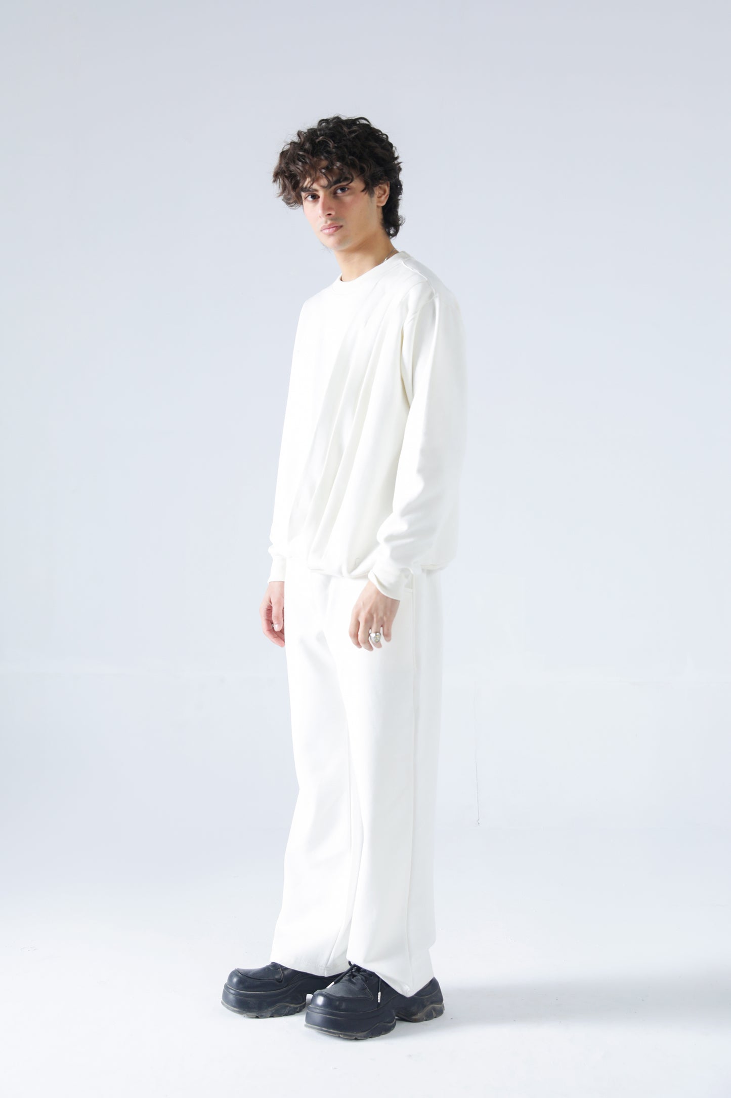 Rouhi White Fusion Sweatshirt