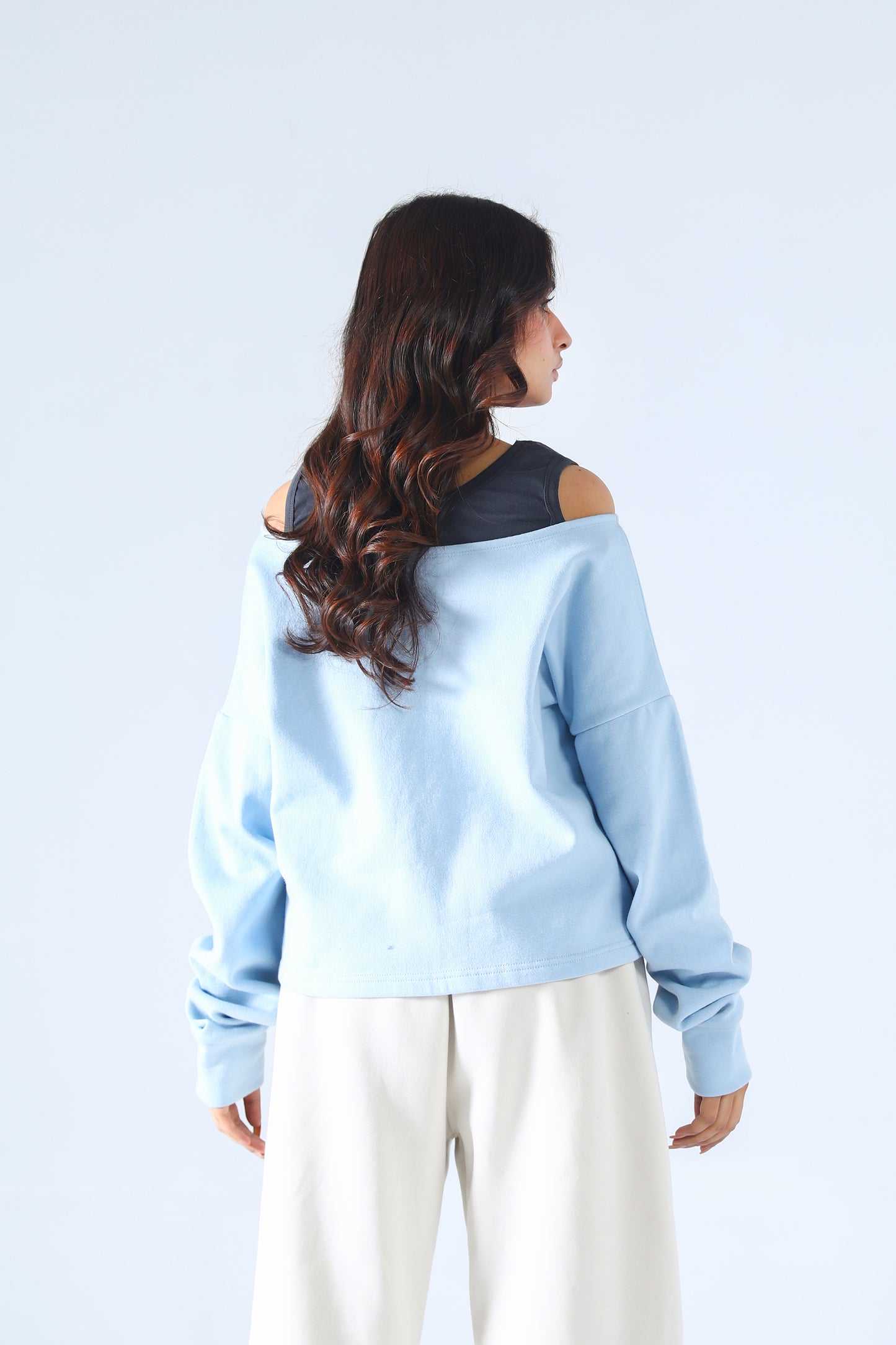 Rouhi Frozen Horizon blue Sweatshirt - Women