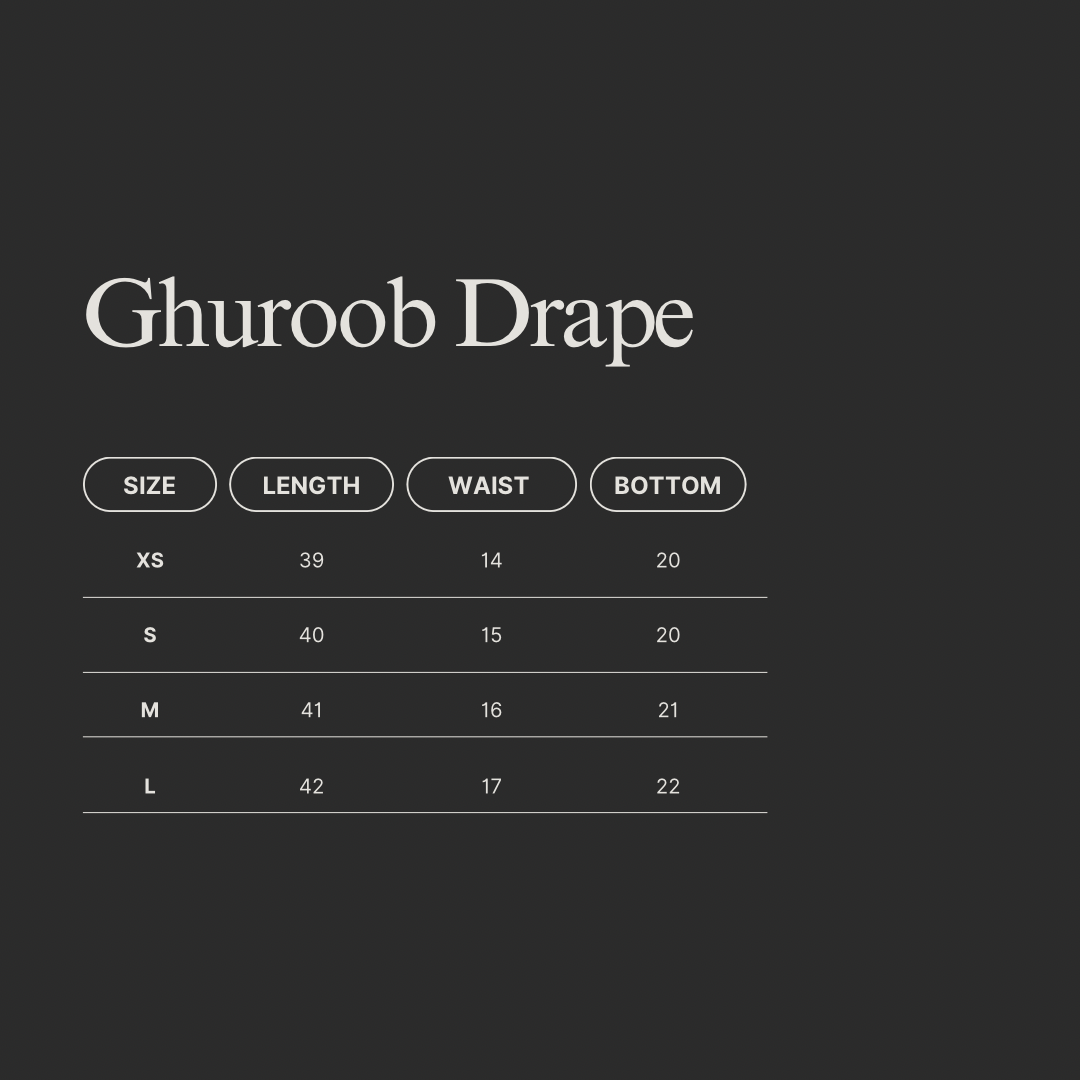 Ghuroob Drape