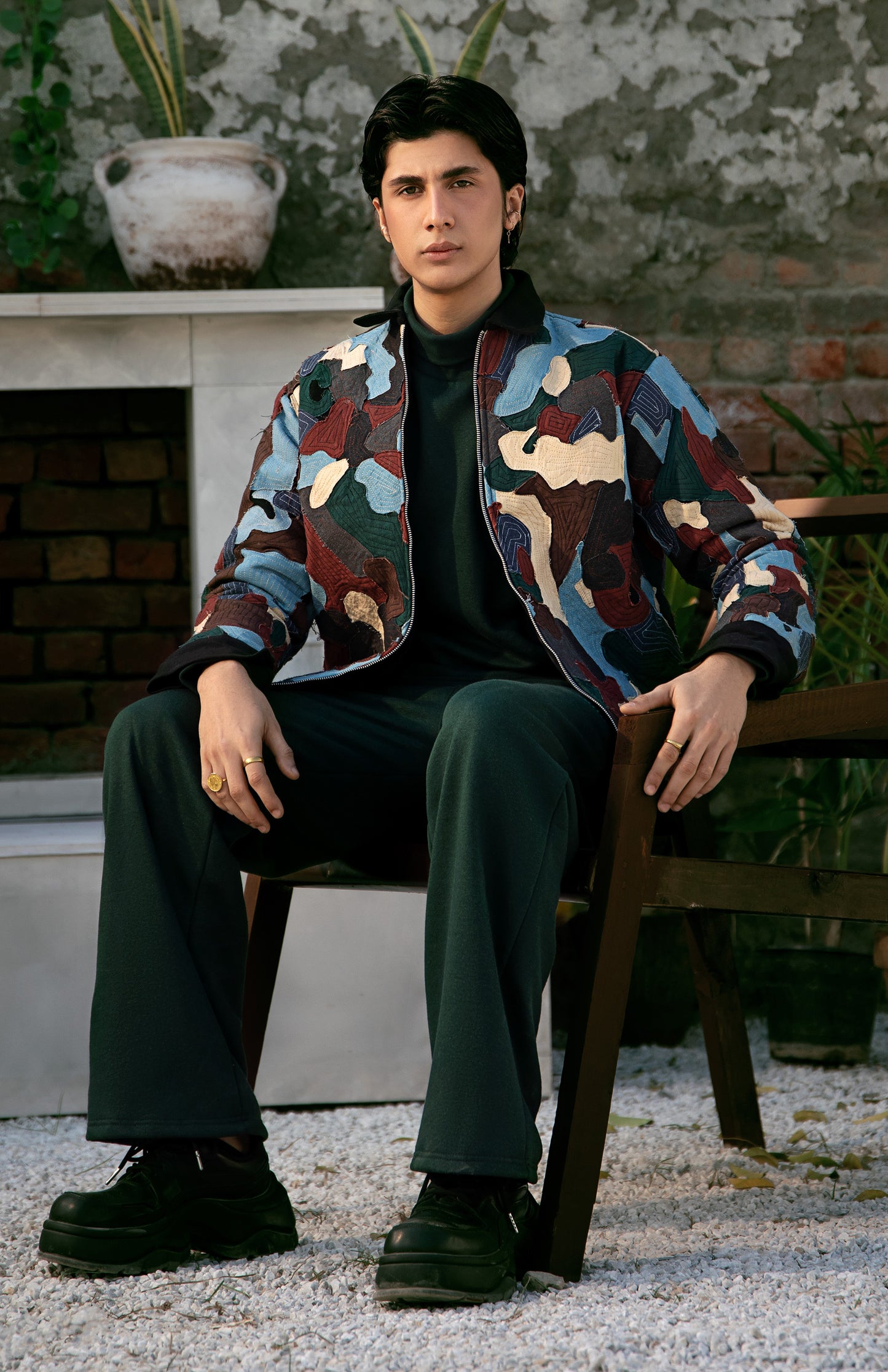 Rouhi Artisan Patchwork Jacket