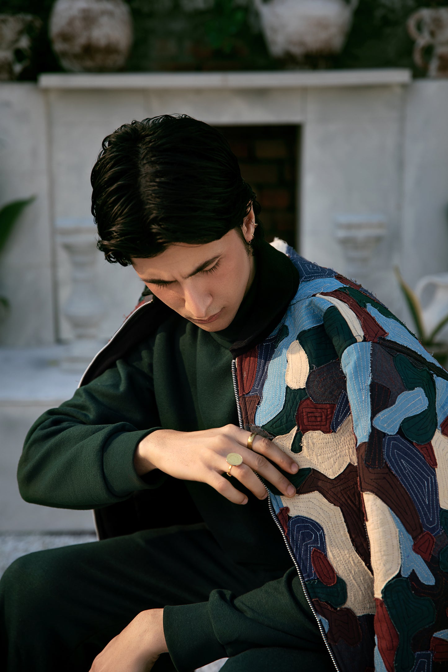 Rouhi Artisan Patchwork Jacket