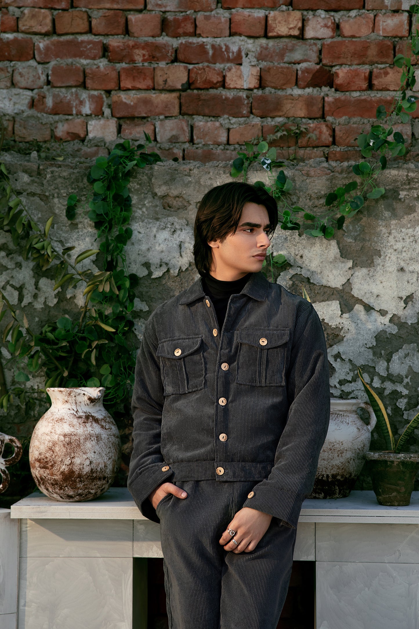 Rouhi Grey Heritage Jacket