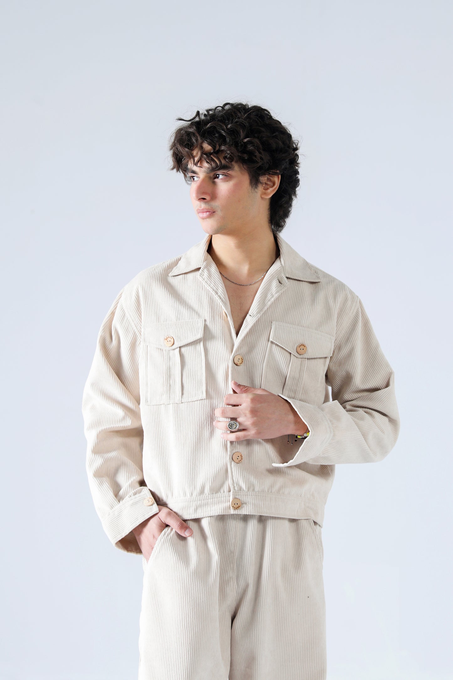 Rouhi Beige Heritage Jacket