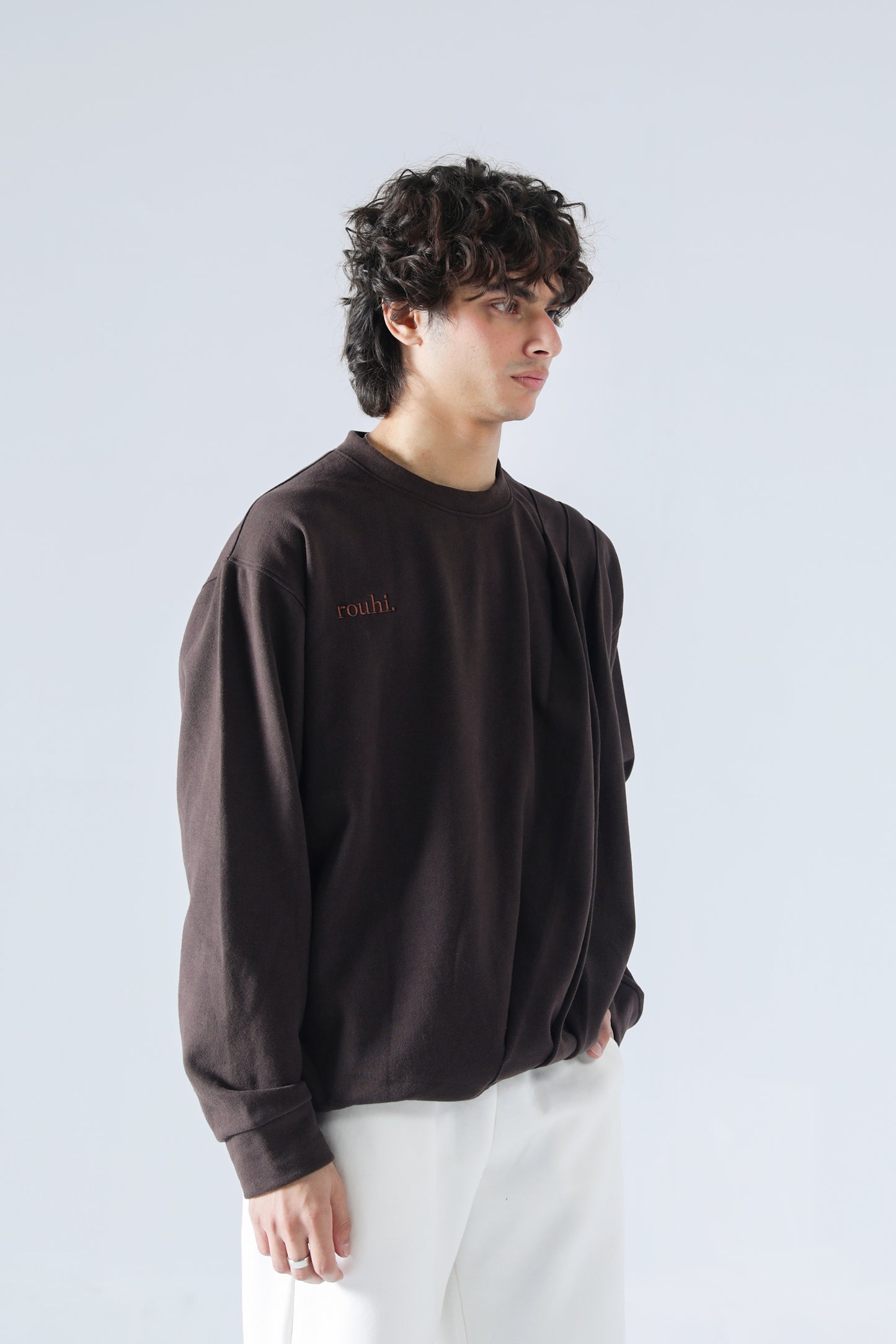 Rouhi Brown Fusion Sweatshirt