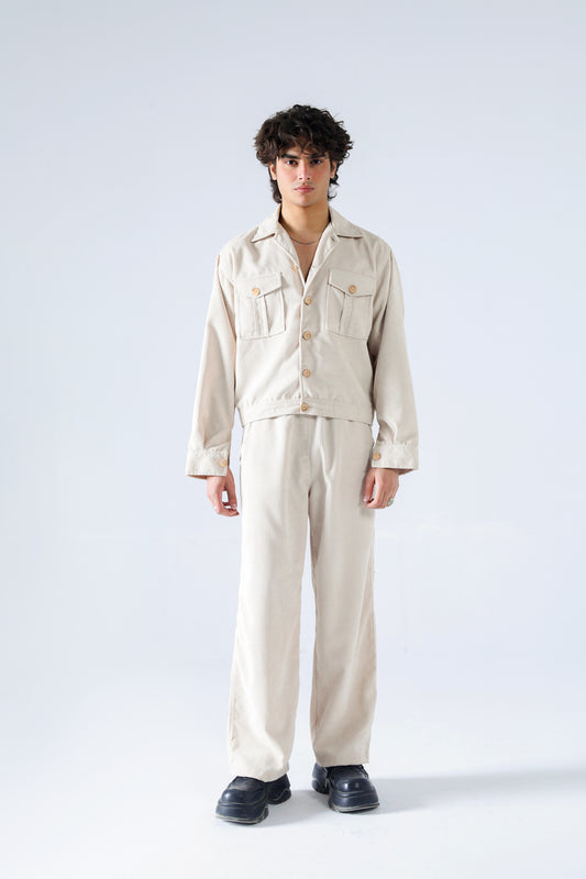 Rouhi’s Heritage-Drift Co-ord -  Beige