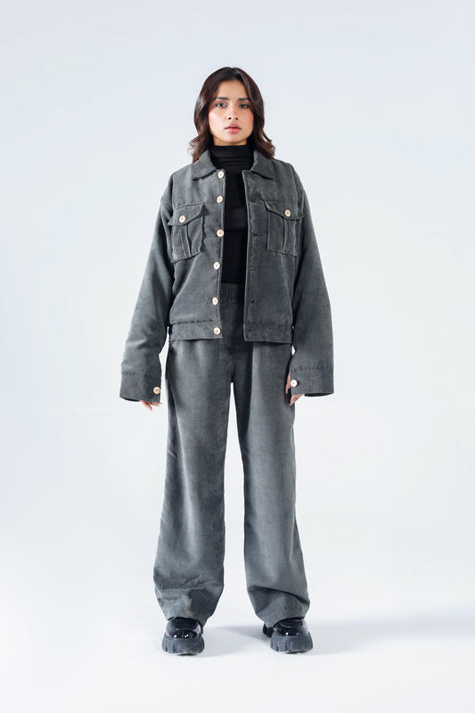 Rouhi’s Heritage-Drift Co-ord - Grey