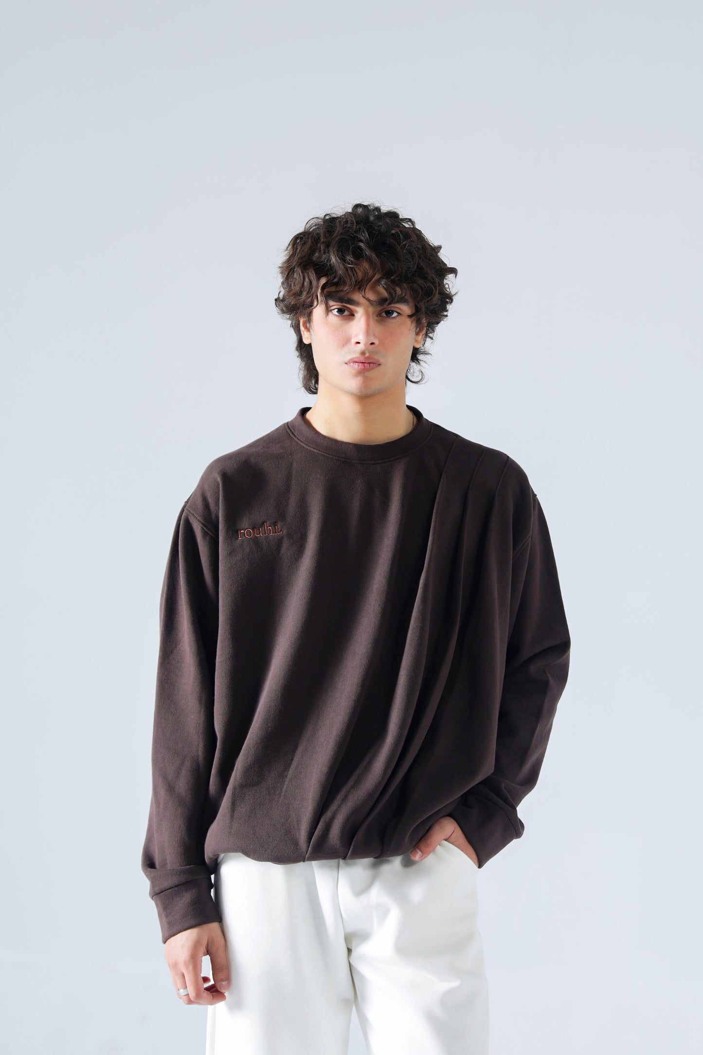 Rouhi Brown Fusion Sweatshirt